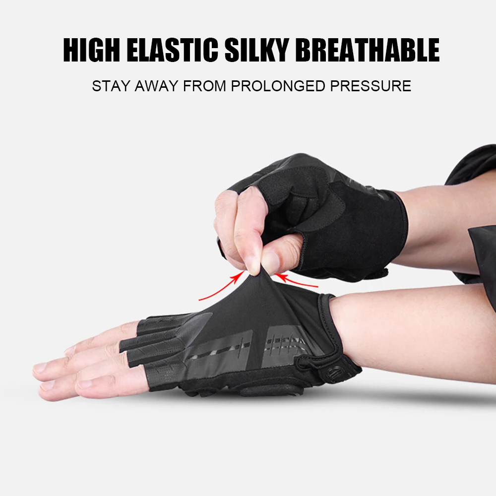 Велосипедные перчатки с открытыми пальцами новинка 2019 дышащие для горного и