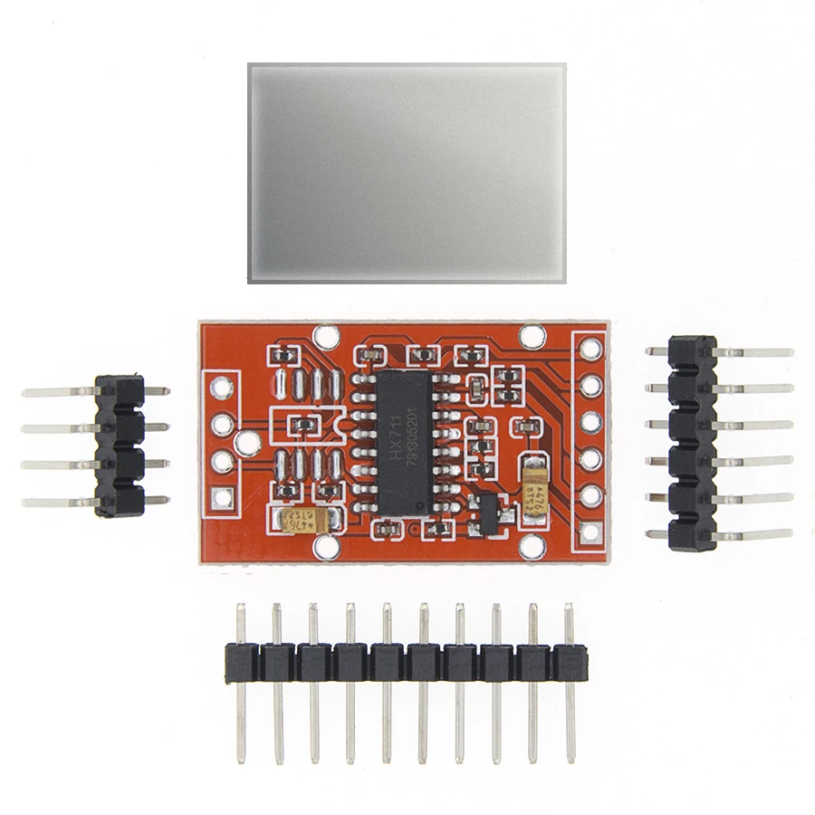 

HX711 Dual-channel 24-bit A/D Conversion Weighing Sensor Module with Metal Shied