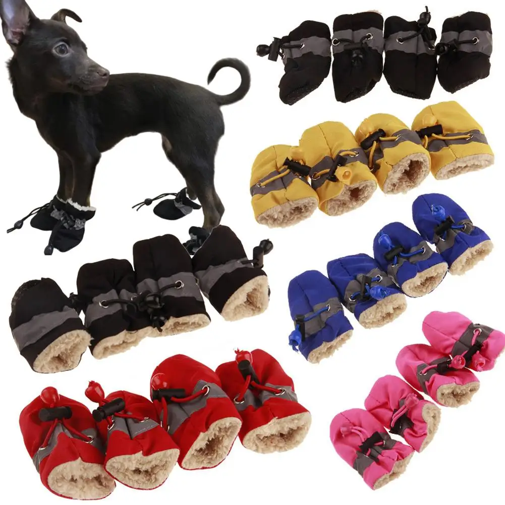 

Pet Dog Puppy Non-slip Soft Waterproof Rain Shoes Socks Boots Footwear Cover pet health protect dog foot shoe cover portable