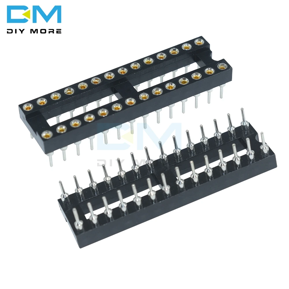 5 шт. 28 Pin DIP SIP круглый ИС адаптер припоя Тип узкий тип Scoket DIY Kit 28pin