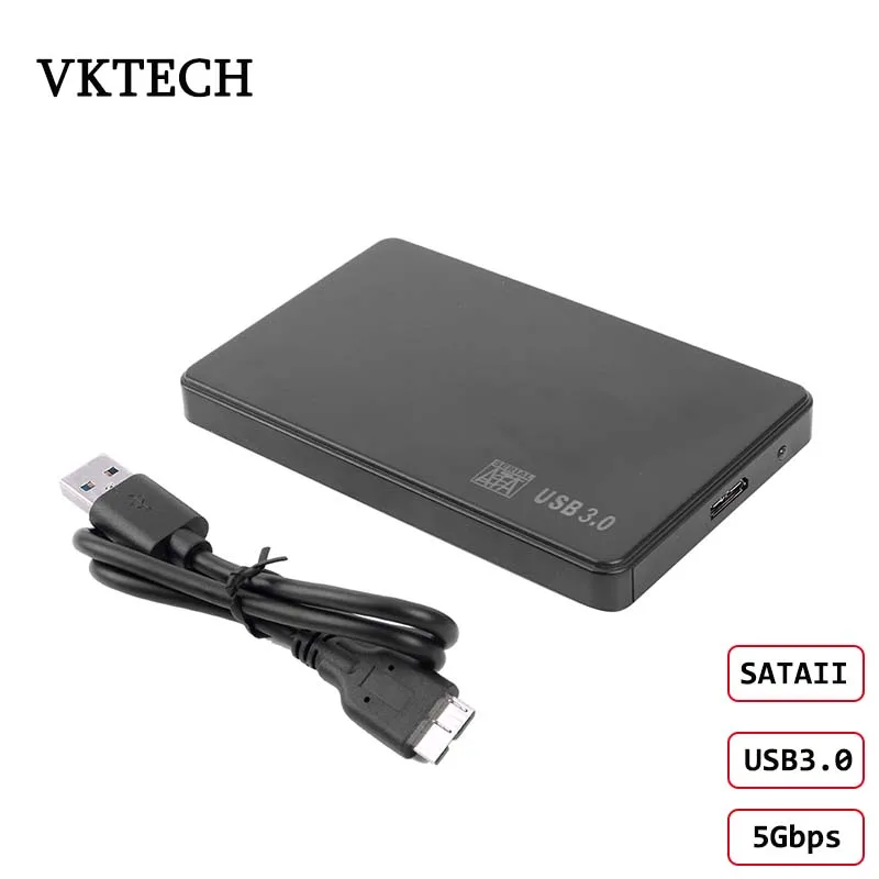 2,5 дюймов HDD SSD чехол Sata для USB 3,0 2,0 адаптер бесплатно 5 Гбит/с Корпус жесткого диска Поддержка 2 ТБ HDD диск для WIndows Mac OS - Цвет: USB3.0 (A)