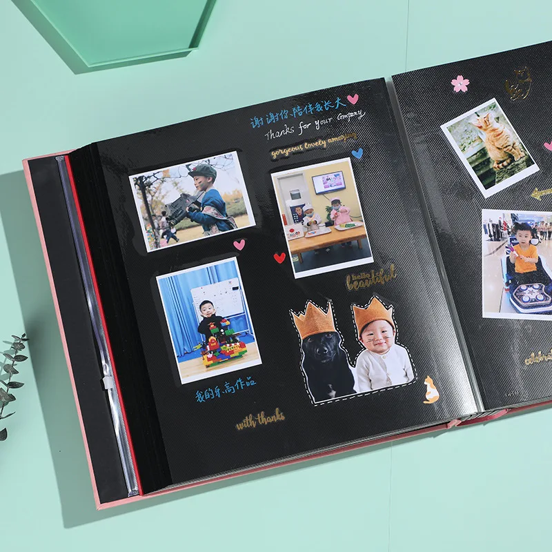 

18-Inch Large Capacity Handmade DIY Photo Album Scrapbooking Luxury Scrapbook Album Creative Instax Album Wedding Photo Albums