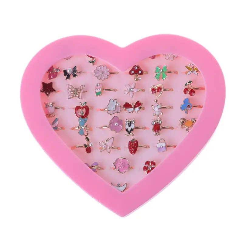 New 5pcs Fancy Adjustable Cartoon Rings Party Favors Kids Girls Action Figures Toy | Игрушки и хобби