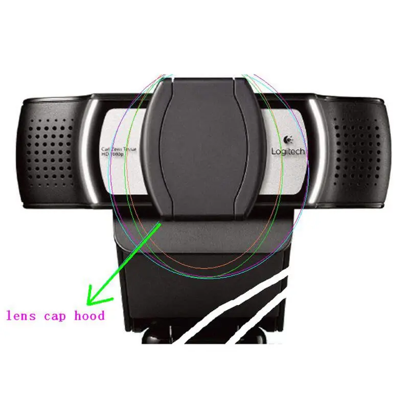 Privacy Shutter Protects Lens Cap Hood Cover for Logitech Pro C920 C930e C922
