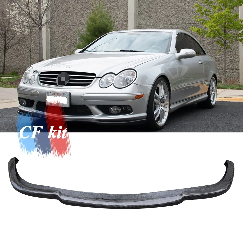 Передний бампер из углеродного волокна CF Kit для телефона спойлер W209
