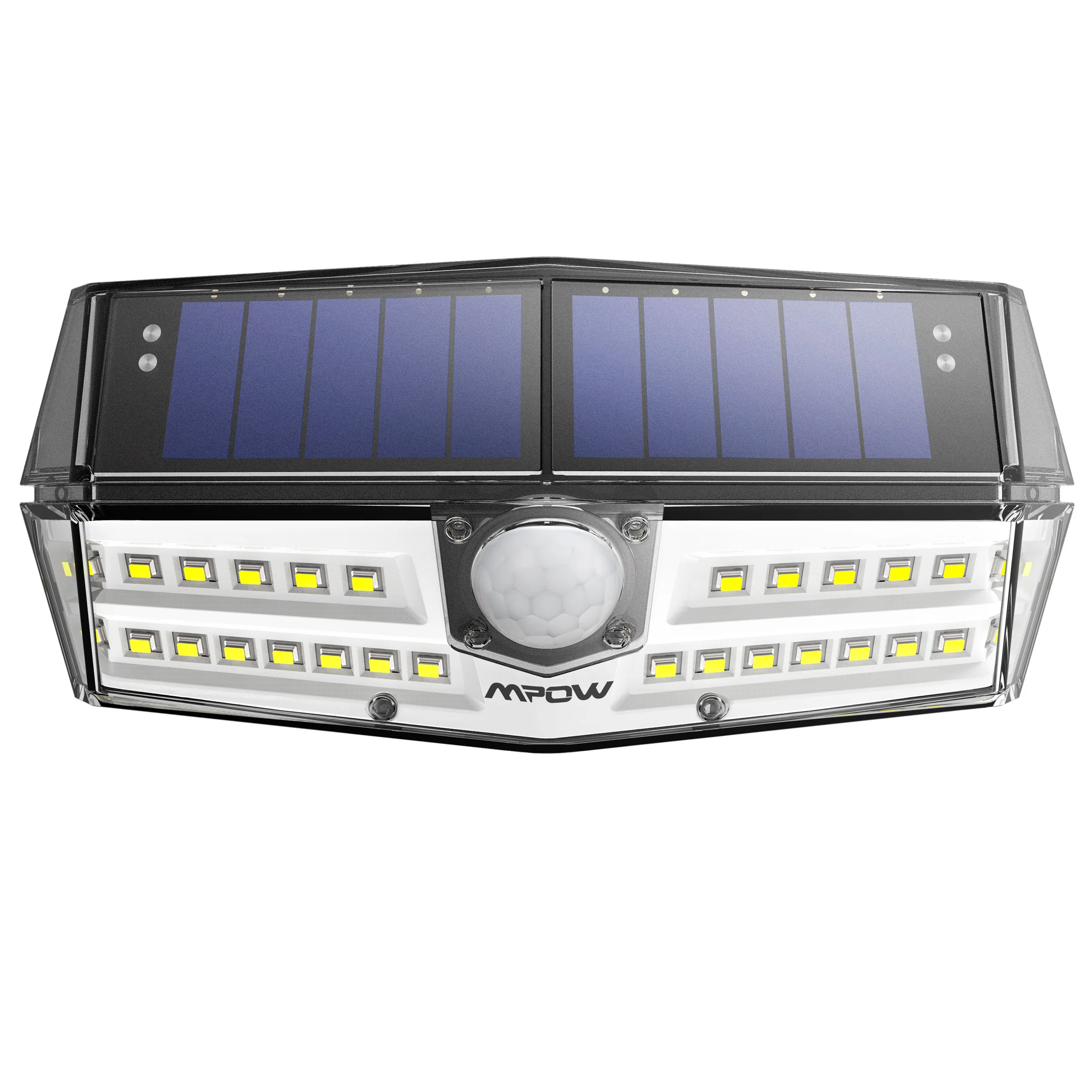 Mpow CD137 30 светодиодный солнечный свет сада Ipx7 водонепроницаемый солнечный светильник широкий угол солнечный датчик движения для тропинки гаража/бассейна - Испускаемый цвет: 1 PCS
