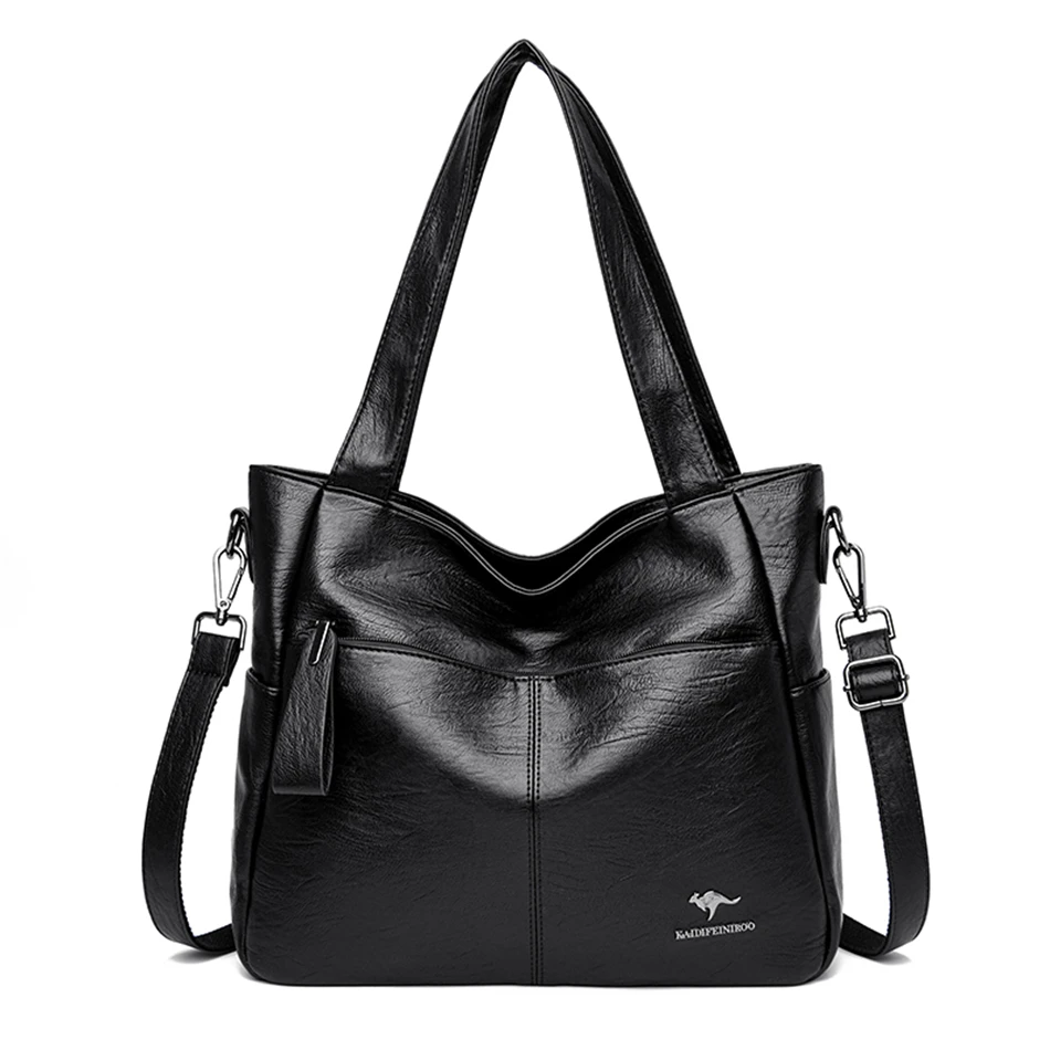 

Luxury Casual Tote Women Bag High Quality Leather Ladies Hand Bags for Women 2021 Shoulder Bag Big Crossbody Bags Sac A Main