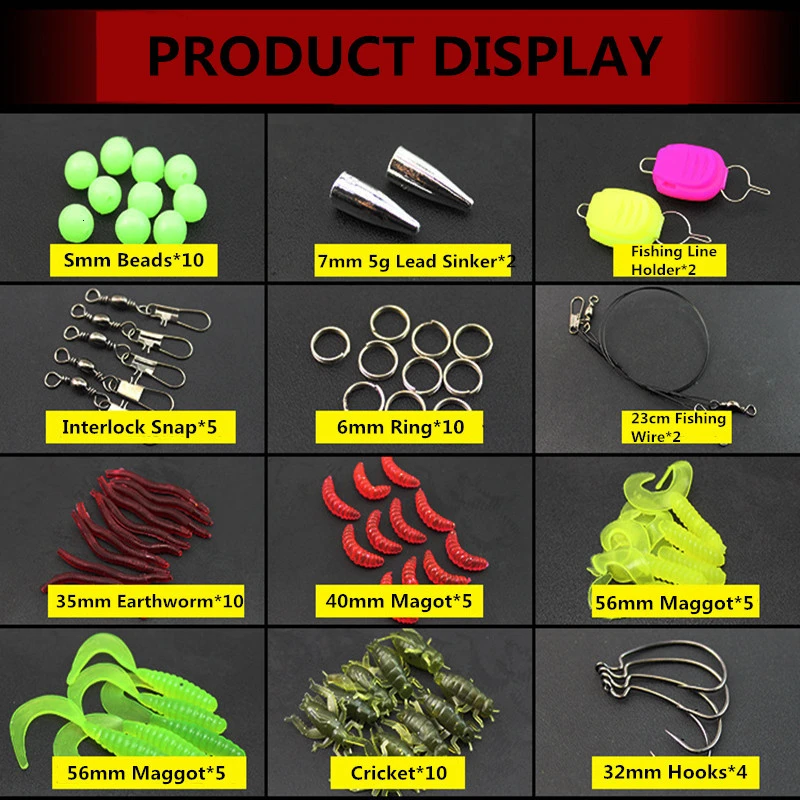 101 набор рыболовных снастей приманка Спиннер кренкбейт гольян Поппер ВИБ мягкая