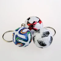 fashion sports lover keychain car key chains key ring football basketball golf ball pendant for favorite sportsmans gift