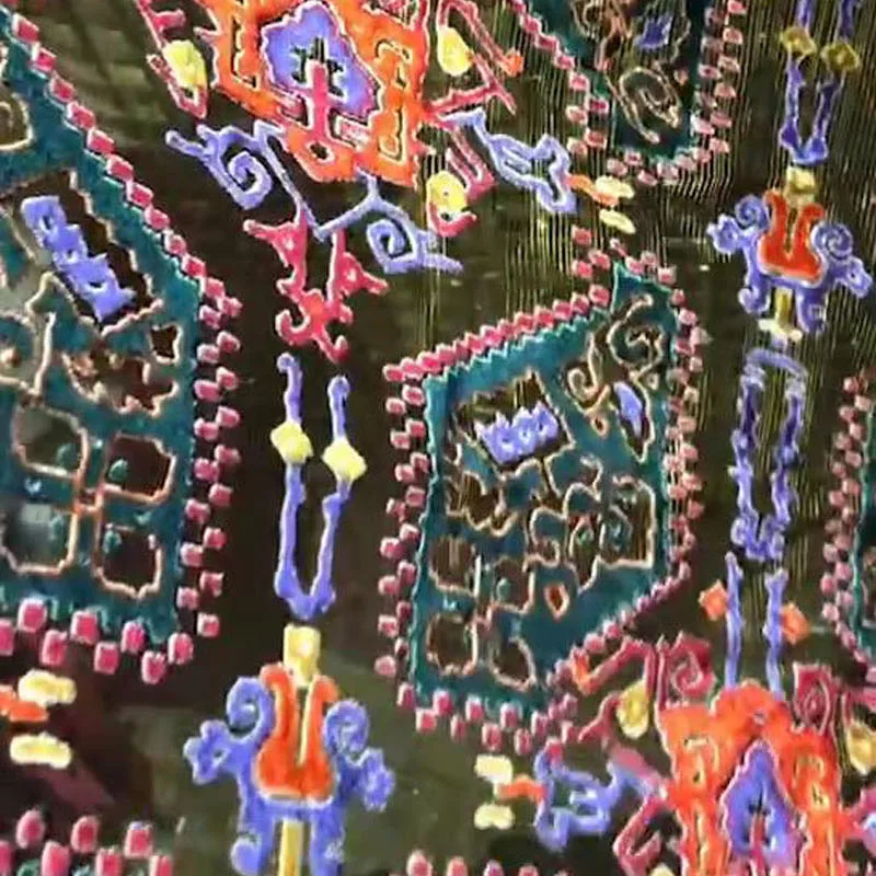 Рисунок 4 - Лимонно-зеленая золотая ткань