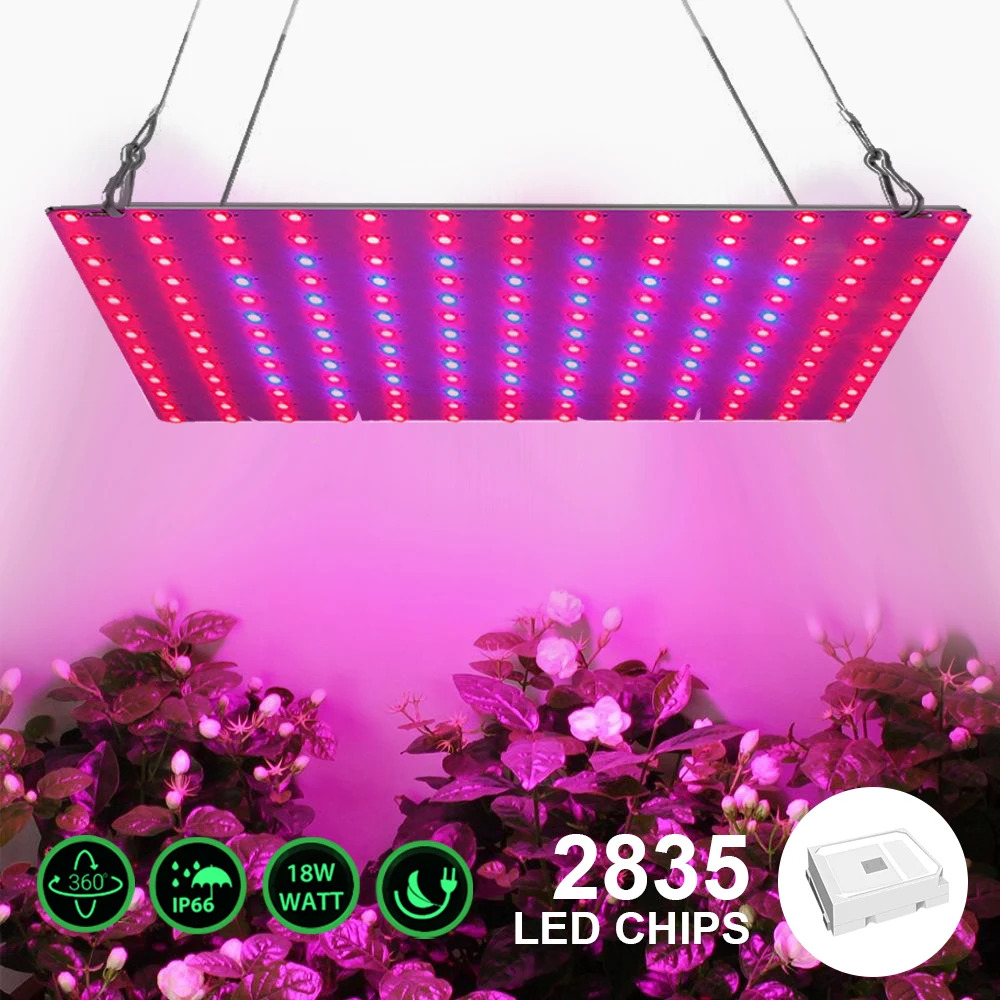 

LED Grow Light 265V Phytolamp For Plants 2835 Lamp Beads Quantum Board Growth Lighting Hydroponics Plant Lamp Full Spectrum