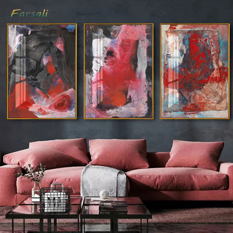 

Classic Canvas Printings Art Nordic Abstract Style Home Decoration Paintings Posters and Prints Wall Pictures Living Room