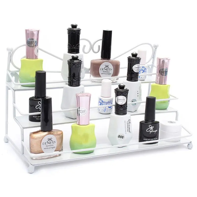 Органайзер для лака ногтей Настольный 3 уровня стеллаж хранения дизайн держатель