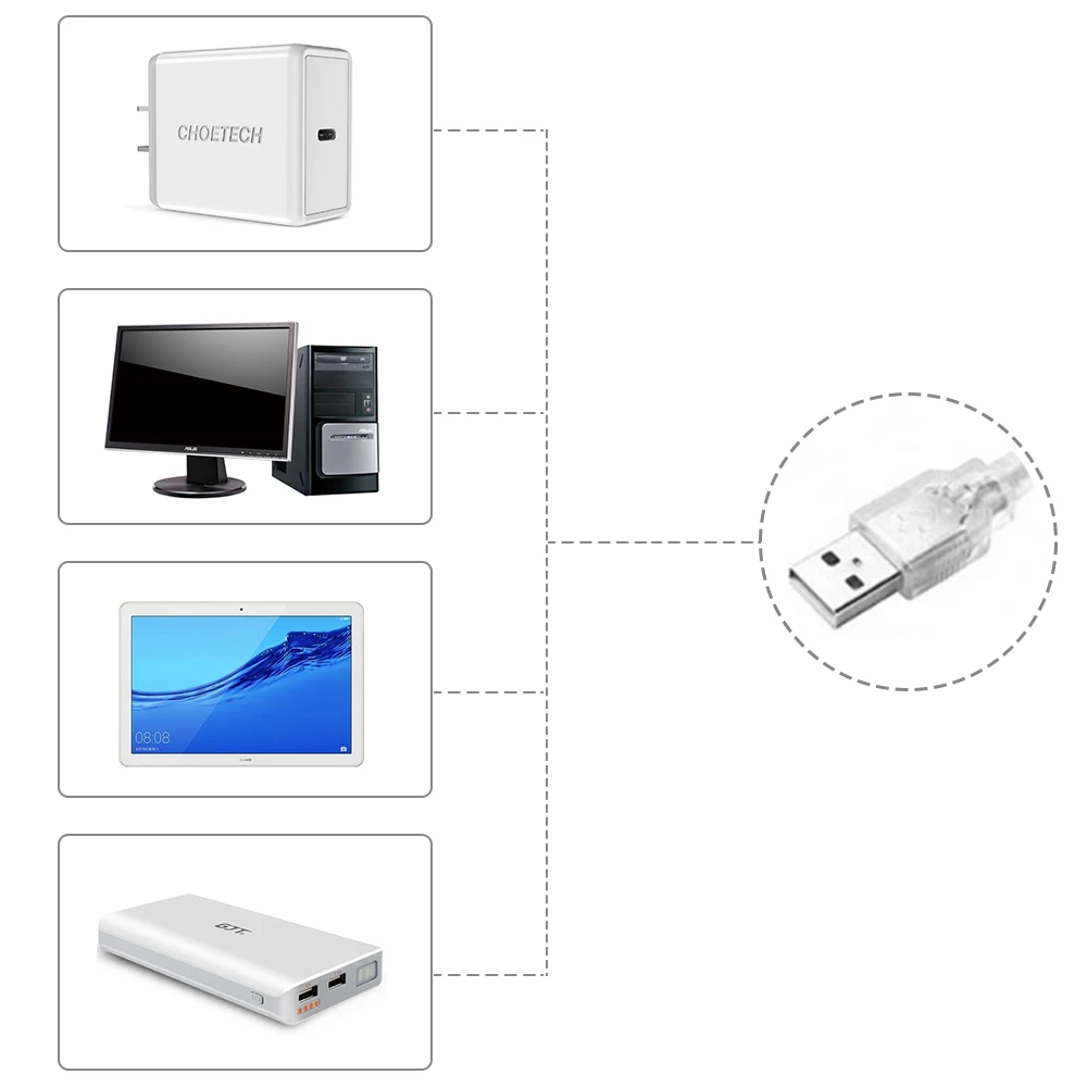 Светодиодный зеркальный косметический светильник в голливудском стиле 10