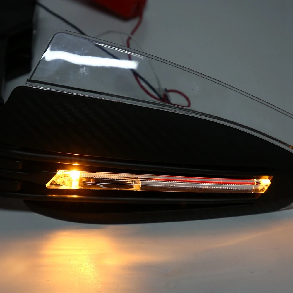 

2pcs 7/8" Universal Motorcycle Hand Guards Protector with LED Turn Signal DRL Indicator Protector Motorcycle Accessories