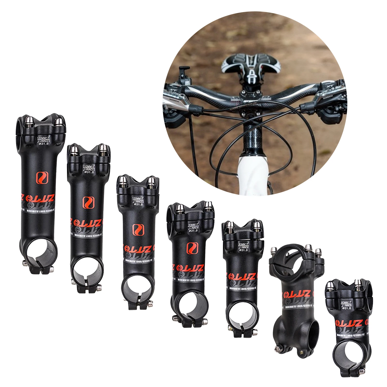 

Стержни для горного велосипеда 31,8 мм, 7 градусов, короткий стержень велосипеда 60-120 мм, велосипедные аксессуары, стержни руля