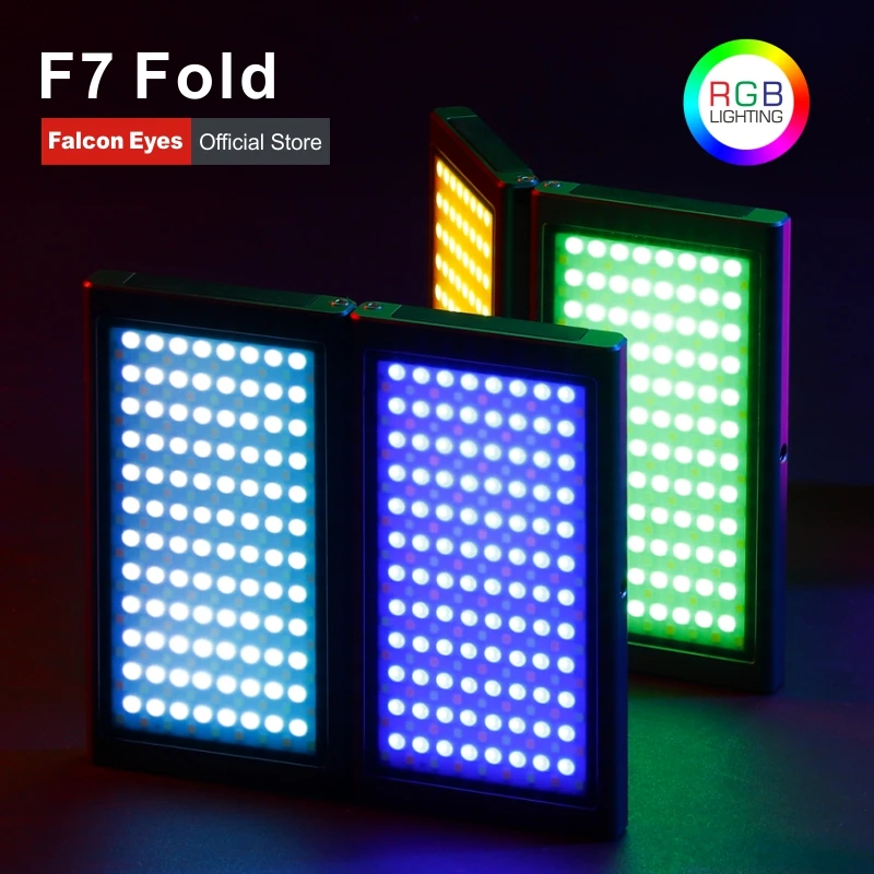 Карманная Светодиодная лампа Falcon Eyes 24 Вт RGB с управлением через приложение Android и