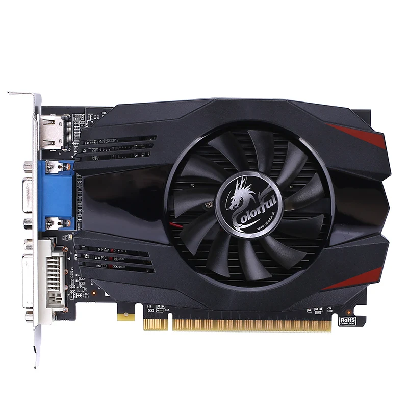 Цветная игровая видеокарта GeForce GT730K 4 Гб | Компьютеры и офис
