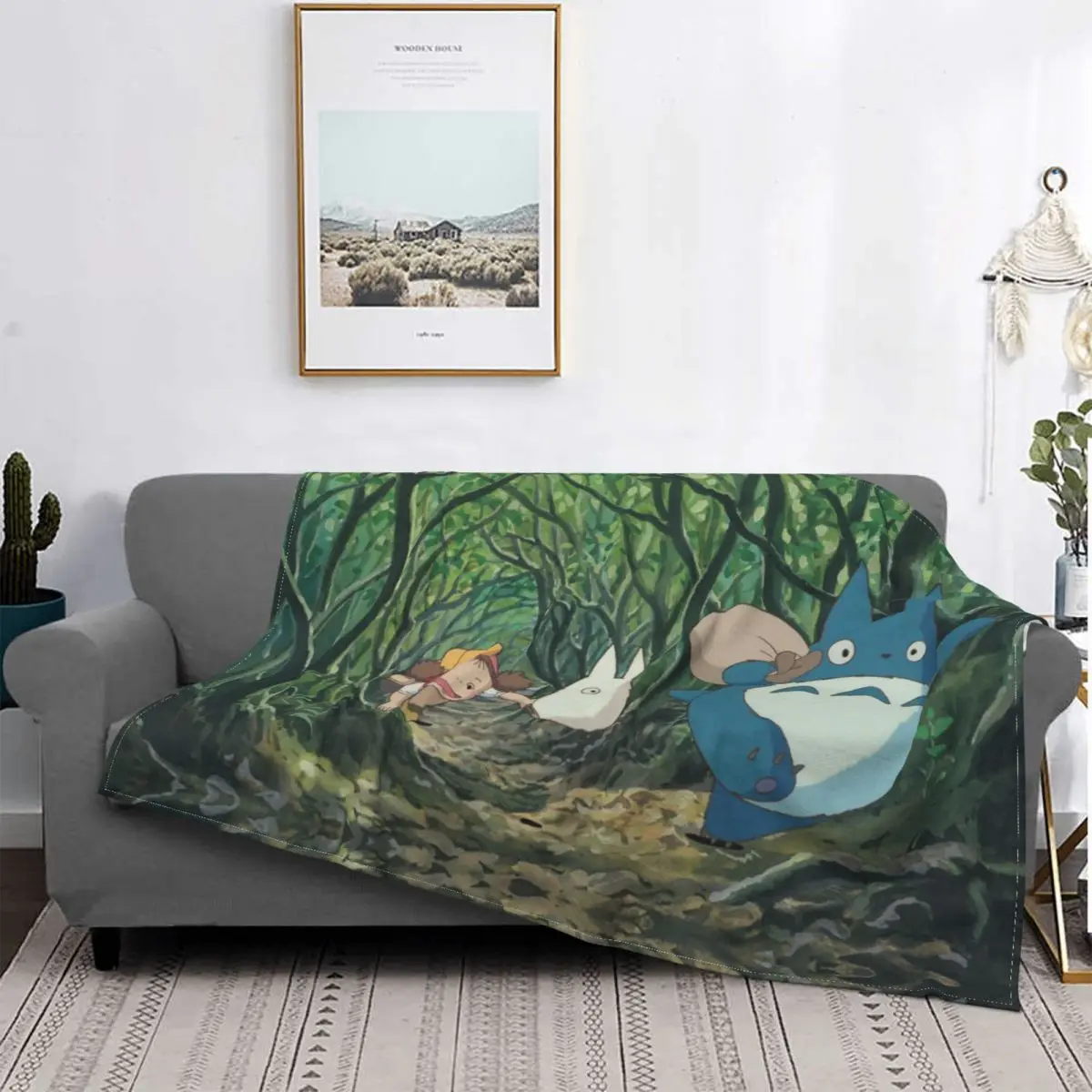 

Аниме Мой сосед Тоторо, фланелевое одеяло, Kusakabe Mei, забавное покрывало для дивана, постельное белье, лаунж, 125*100 см, плюшевое тонкое одеяло