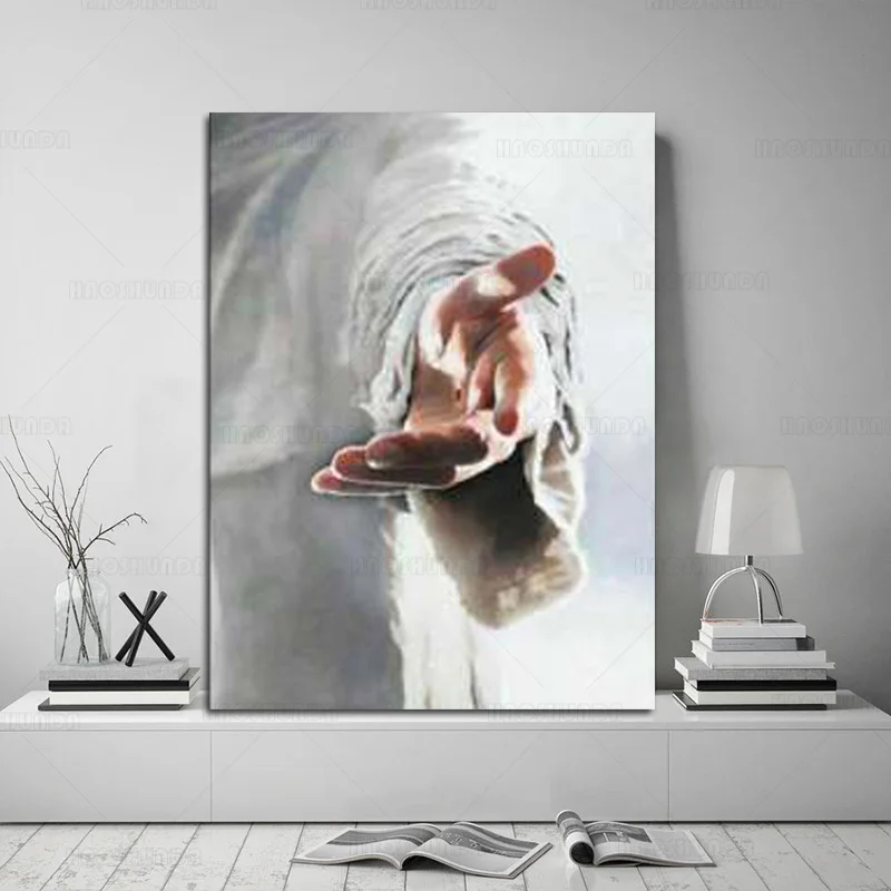 Картина на холсте с изображением HD настенное искусство христианский Иисус дайте