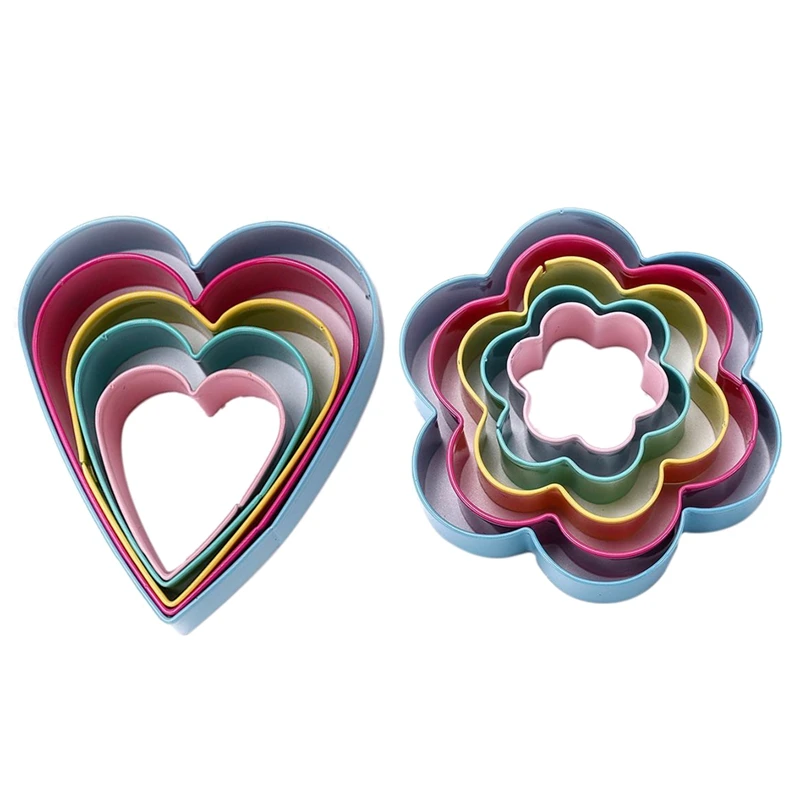 10 шт. в виде сердца и цветов выпечка шоколадных чипсов измельченного хлеба