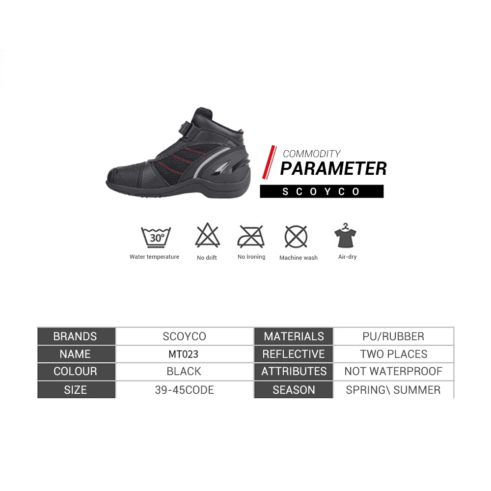 SCOYCO/летние мотоциклетные ботинки Мужская мотоциклетная обувь дышащая для