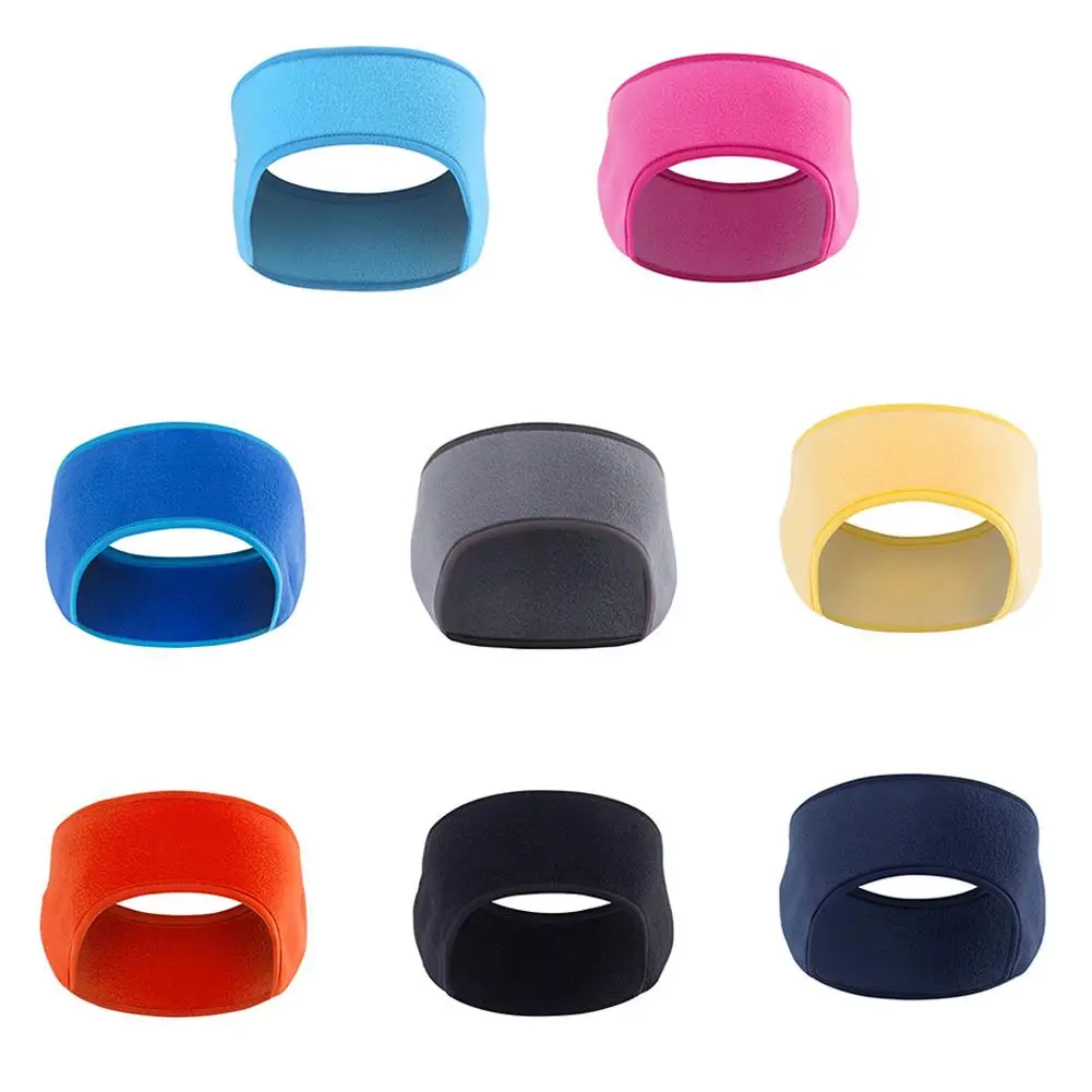 Женские и мужские наушники зимние лыжные теплая повязка на голову флис