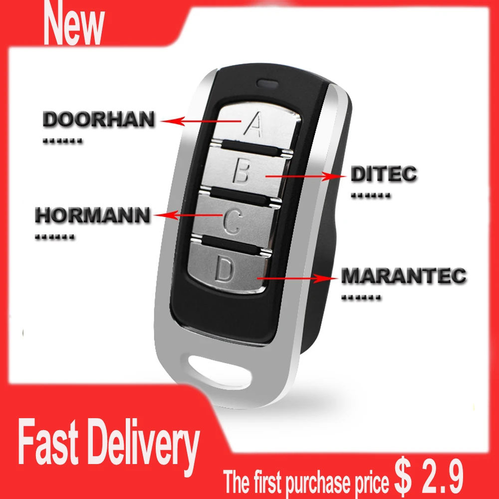 

New Garage Door Remote Controller Garage Door Remote Control 280-868MHz Auto Copy Duplicator For Gadgets Car Home Garage Door