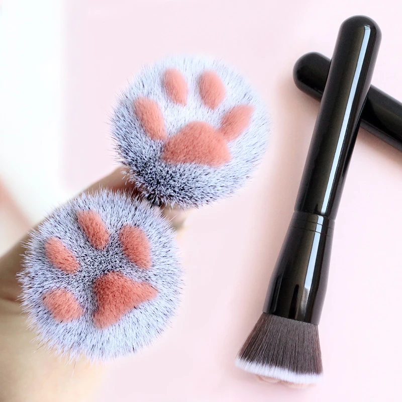 

1pcs Makeup Brushes Cat Claw Paw Cosmetic Tool High Quality Soft Fiber Contour Foundation Powder Blush Brush Makeup Tools Gifts