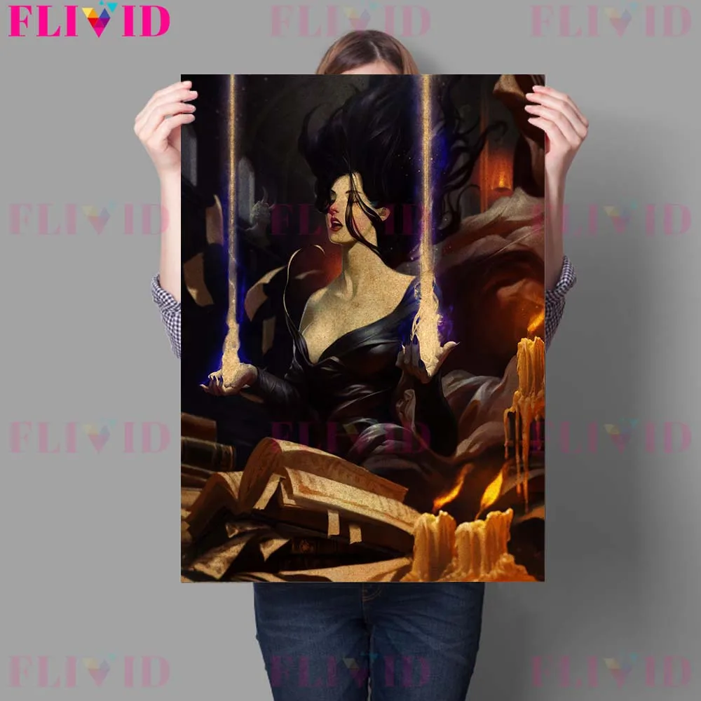 Настенная картина мантис монстр сестры и оракул раскрытие холст живопись демон