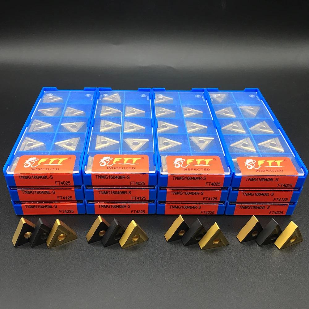 Фото 10PCS TNMG160408R-S FT4225 External Turning Tool Carbide Insert Lathe Cutter CNC Machine Parts Lathe tools Machining steel parts 10PCS TNMG160408R-S FT4225 External Turning Tool Carbide Insert Lathe Cutter CNC Machine Parts Lathe tools Machining steel parts