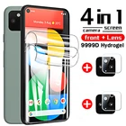 Гидрогелевая пленка 100D для Google Pixel 5, полное покрытие, Защитная пленка для экрана и объектива камеры Google Pixel 4a 5g