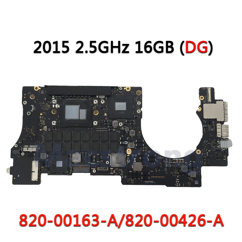 Протестированная оригинальная материнская плата A1398 820-00163-A для Macbook Pro Retina 15