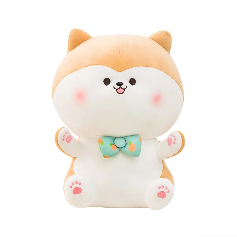 

Nice 25cm-40cm New Huggable Fat Shiba Inu Doll Plush Toy Cartoon Cute Dog Stuffed Bed Sleeping Chai Pillow Couple Girls Day Gift