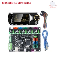mks gen l v2 1 control board 3d printer motherboard diy starter parts lcd12864 display mks mini12864 lcd monitor 3d printing