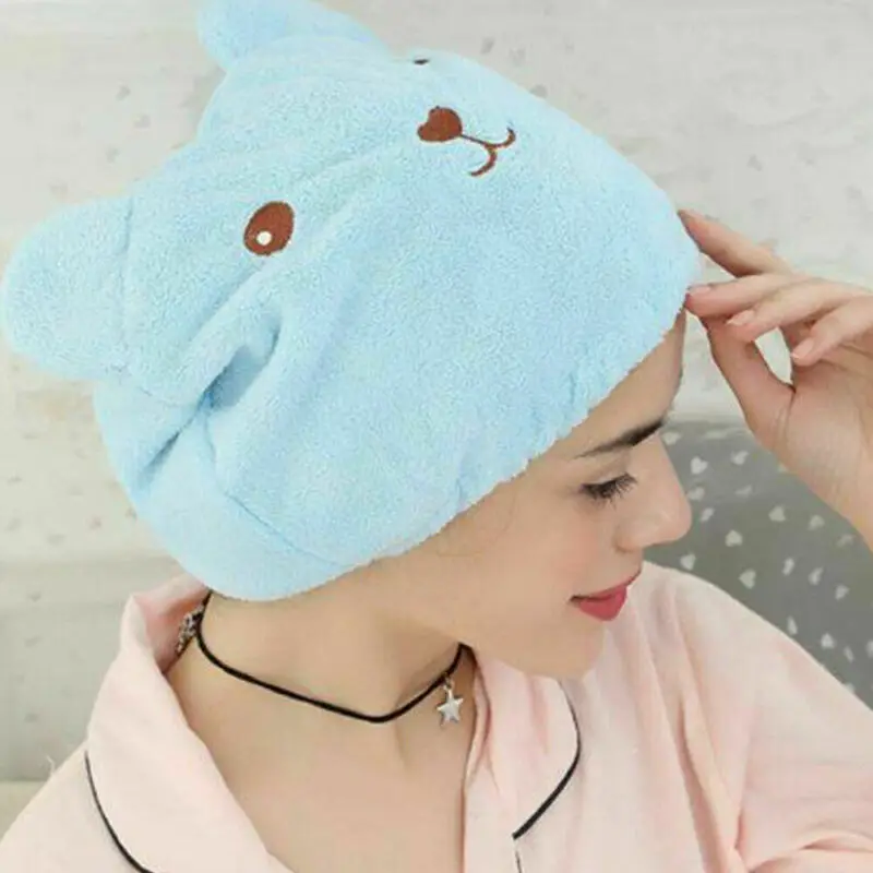 Большая быстросохнущая Магическая шапочка для душа тюрбан волос полотенце из