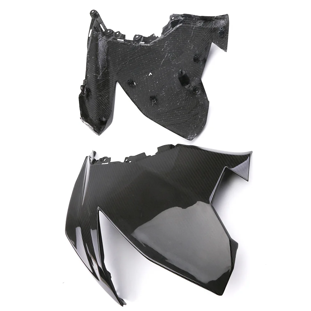 

Carbon Fiber Motorcycle Upper Side Panel Cover Plate Fairing Body Kit Case For Kawasaki ninja 400 Ninja400 2018 2019 Accessories