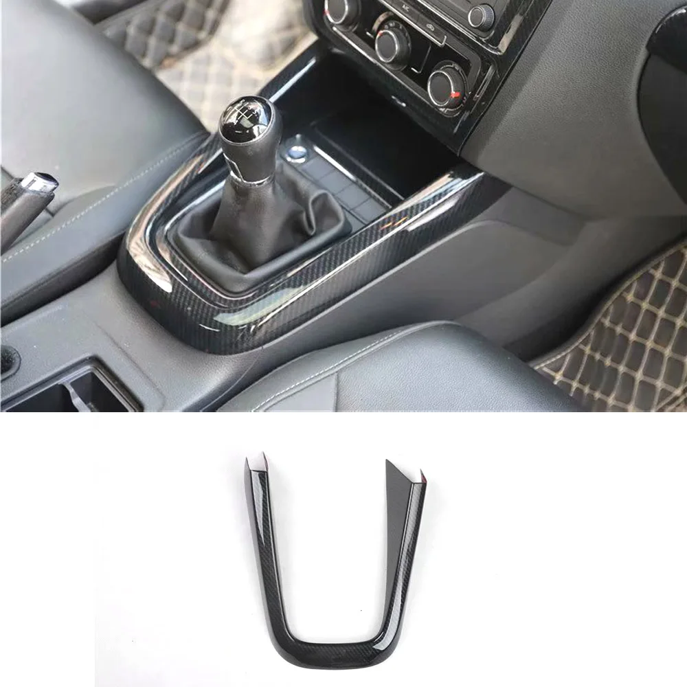 

For Volkswagen Sagitar 2015-2018 Car Gear Shift Panel Frame Trim Sticker Auto Car Parts Styling