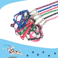pet products small dogs and cats nylon strap for dog collar chest harness dogs accessories supplies dog collar and leash
