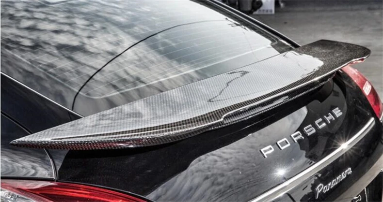 High Quality Carbon Fiber Spoiler For Porsche Panamera 970 2010 2011 2012 2013 2014 2015 2016 Wing Lip Spoilers Car Accessories |