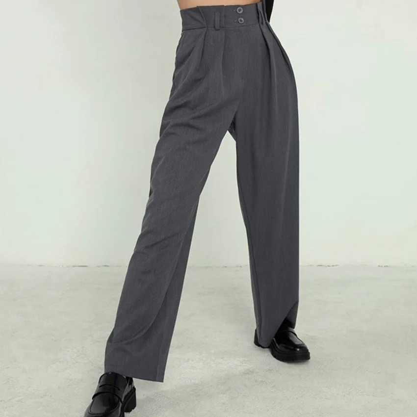 

woman pants Wide Leg Pants HIGH waist Full Length Spring/Autumn Office Lady solid elegant fashion pants for women
