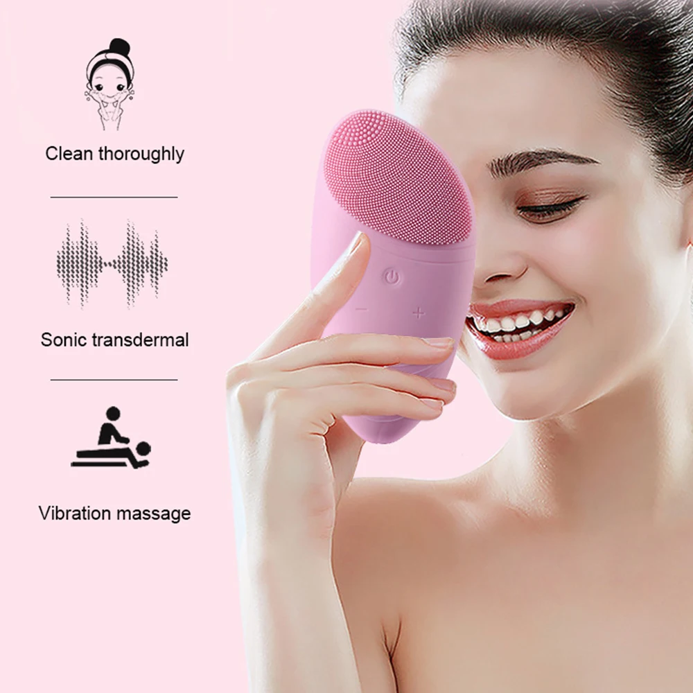Профессиональная Ультразвуковая Вибрация электрическая Очищающая щетка для