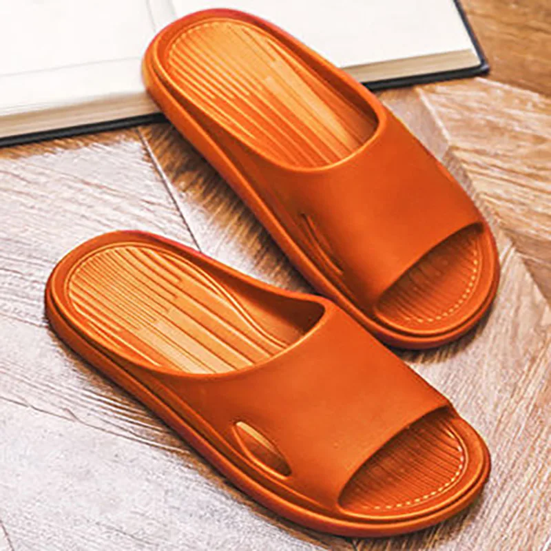 

Women Summer Fashion Slippers Slide Sandals Beach High Heels Shower Thick Soft Sole Men Boys Girl Bathroom Anti-slip Shoes
