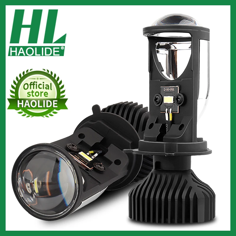 /HL проектор H4 светодиодные фары лампы Bi LED автомобильные 12 В светодиодный 5500 лм 100 K