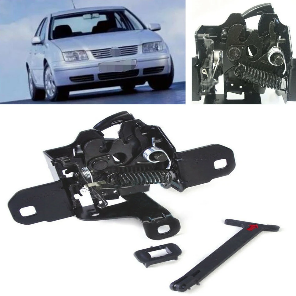 

Hood Latch Lock with Pull Handle for Jetta Golf Gti Tdi Glx Mk4 1J0 823 509 De