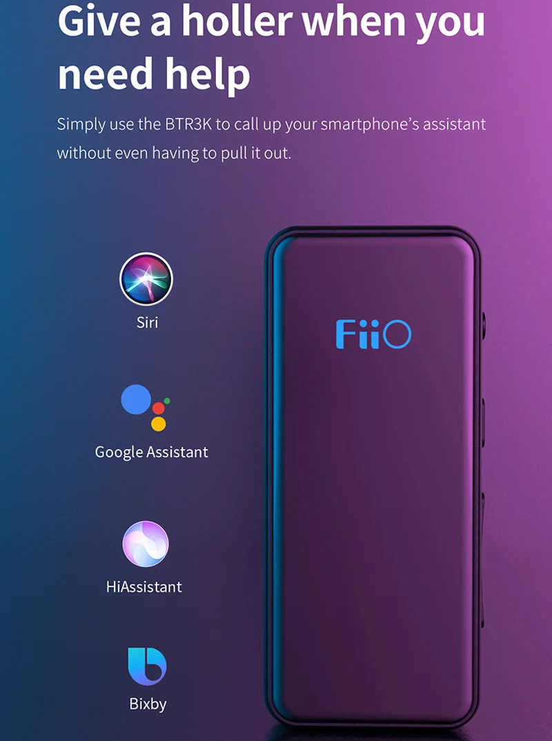 Сбалансированные наушники FiiO BTR3K AK4377A * 2 Hi-Fi Bluetooth 5 0 Amp и USB DAC Поддержка aptX HD/LDAC