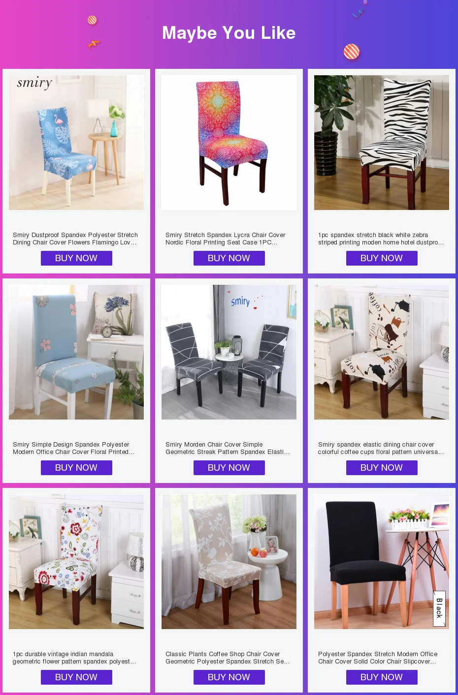 Smiry спандекс эластичный чехол для обеденного стула красочные кофейные чашки цветочный узор Универсальный стрейч Свадьба Вечеринка офис чехлы для сидений