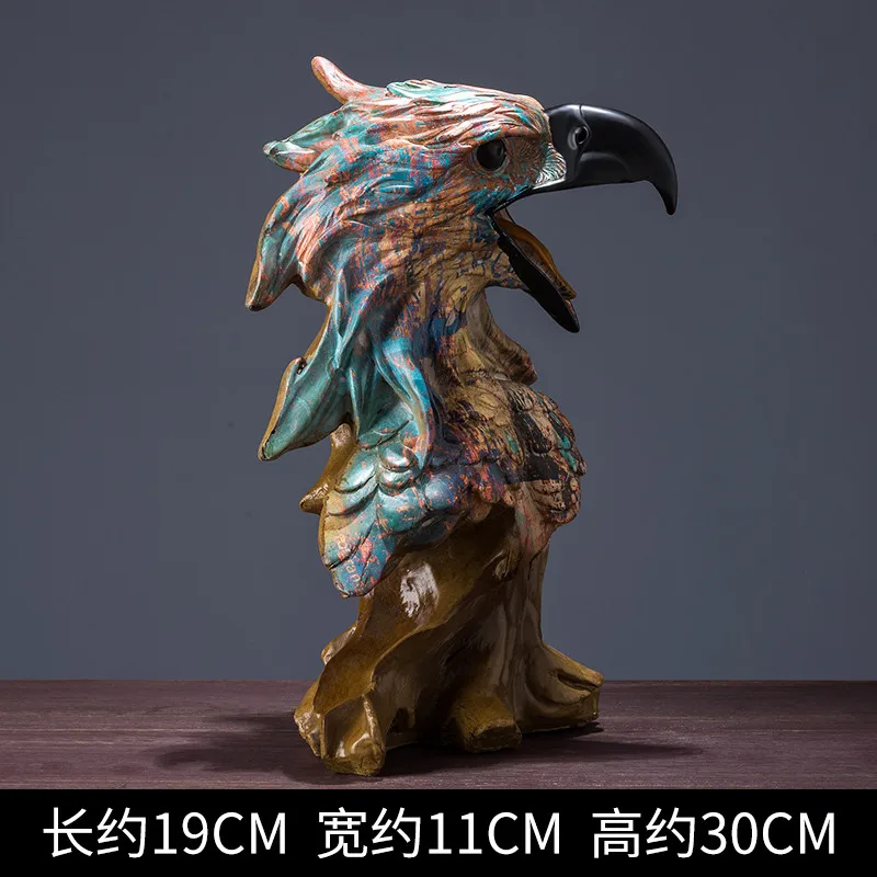 Лучший Монк медведь голова Орел окрашенная скульптура eaResin украшения для