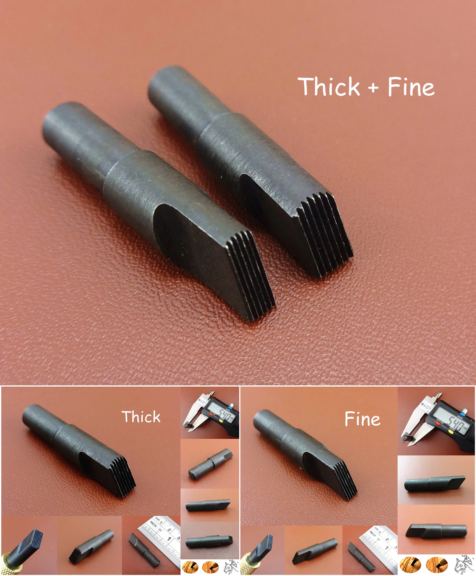 1 Набор кожаных поделок с двойным подшипником поворотный нож для резьбы + 6 шт.