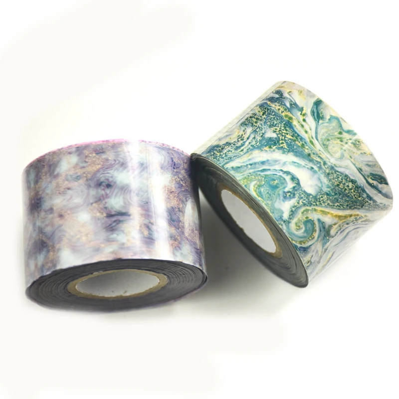 10rolls 4cm*120m Rock Nail Foils Marble Transfer Sticker Galaxy Slide Art Decals Accessories Paper | Красота и здоровье